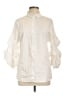 Assorted Brands Ivory 3/4 Sleeve Button-Down Shirt Size L - photo 1