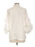 Assorted Brands Ivory 3/4 Sleeve Button-Down Shirt Size L - photo 2