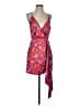 Lovers + Friends 100% Polyester Paisley Red Cocktail Dress Size S - photo 1