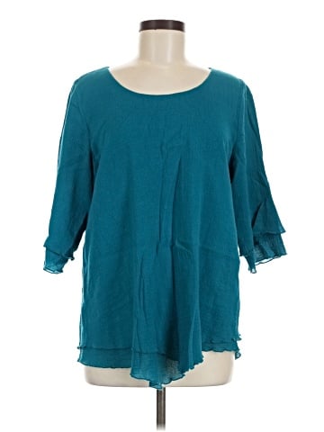 Soft Surroundings 3/4 Sleeve T-Shirt (view 1)