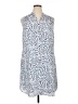 CAbi 100% Polyester Print Blue Casual Dress Size XL - photo 1
