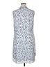 CAbi 100% Polyester Print Blue Casual Dress Size XL - photo 2