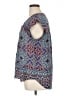 Black Rainn 100% Polyester Graphic Blue Sleeveless Blouse Size XL - photo 5