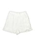 Shein 100% Polyester Hearts Ivory Shorts Size 6 - photo 2