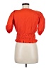 Sim & Sam Orange Short Sleeve Blouse Size M - photo 2