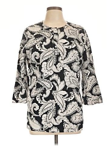 Jaclyn Smith 3/4 Sleeve Blouse (view 1)