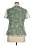 East5th 100% Polyester Green Short Sleeve Blouse Size XL - photo 2