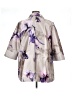 Chico's 100% Polyester Print Purple Raincoat Size XL - photo 2