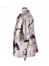 Chico's 100% Polyester Print Purple Raincoat Size XL - photo 5