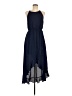 Soprano 100% Polyester Solid Blue Casual Dress Size M - photo 1