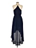 Soprano 100% Polyester Solid Blue Casual Dress Size M - photo 2