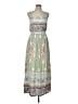 Coco And Main Paisley Green Casual Dress Size L - photo 1