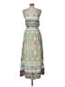Coco And Main Paisley Green Casual Dress Size L - photo 2