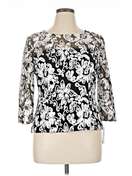 Alex Evenings 3/4 Sleeve Blouse