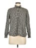 J.Crew Houndstooth Black Long Sleeve Button-Down Shirt Size 8 (petite) - photo 1