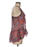 Eyelash Couture 100% Polyester Red Sleeveless Blouse Size M - photo 4
