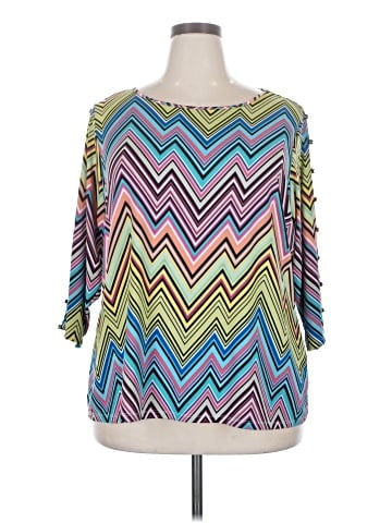 Investments 3/4 Sleeve Top (view 1)