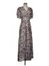 ROAM 100% Polyester Print Blue Casual Dress Size S - photo 1