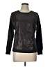 Etcetera 100% Leather Black Long Sleeve Top Size L - photo 1