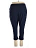 Roaman's Solid Blue Active Pants Size 26 (2X) - photo 2