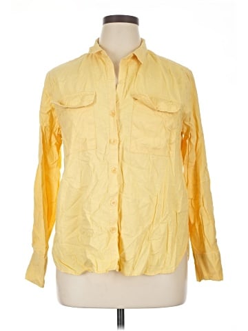 Velvet Heart 3/4 Sleeve Button-Down Shirt (view 1)