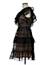 Self-Portrait 100% Polyester Black Cocktail Dress Size 8 - photo 5