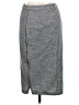 Halogen Solid Gray Casual Skirt Size 6 - photo 2