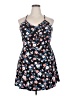 No Boundaries 100% Polyester Floral Black Casual Dress Size XXL - photo 1