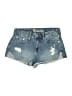 No Boundaries Blue Denim Shorts Size 4 - photo 1