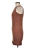 BP. Solid Brown Casual Dress Size M - photo 5