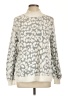 Lands' End Animal Print Silver Pullover Sweater Size L (petite) - photo 1