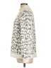 Lands' End Animal Print Silver Pullover Sweater Size L (petite) - photo 5