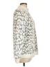 Lands' End Animal Print Silver Pullover Sweater Size L (petite) - photo 4