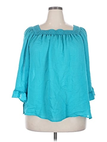 Zac & Rachel 3/4 Sleeve Blouse (view 1)