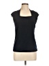 Grace Black Sleeveless T-Shirt Size L - photo 1