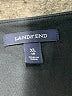 Lands' End Solid Black Cocktail Dress Size XL - photo 7