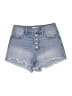Happily Grey 100% Cotton Blue Denim Shorts Size 25 waist - photo 1