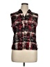 Jones Studio Burgundy Sleeveless Blouse Size XL - photo 1