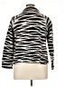 Chico's 100% Cotton Animal Print Silver Jacket Size XL (3) - photo 2
