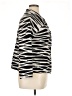 Chico's 100% Cotton Animal Print Silver Jacket Size XL (3) - photo 4