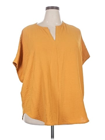Zenana Short Sleeve Blouse (view 1)