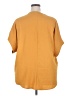 Zenana 100% Polyester Yellow Short Sleeve Blouse Size 2X - photo 2
