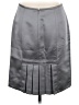 Unbranded 100% Polyester Solid Gray Formal Skirt Size 8 (petite) - photo 2