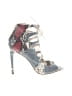 Zara Basic Animal Print Blue Gray Sandals Size EU 40 - photo 1