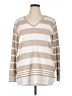 Calvin Klein Stripes Tan Pullover Sweater Size XL - photo 1