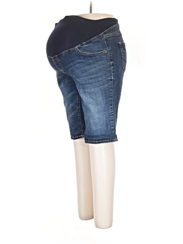 Duo Maternity Denim Shorts (view 1)