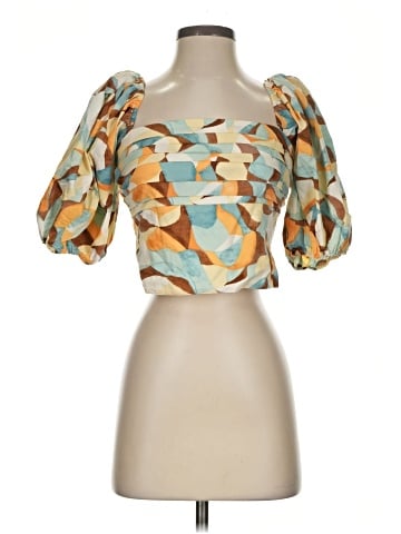 Abercrombie & Fitch Short Sleeve Blouse (view 1)