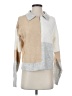 My Michelle 100% Cotton Color Block Tan Pullover Sweater Size XS - photo 1