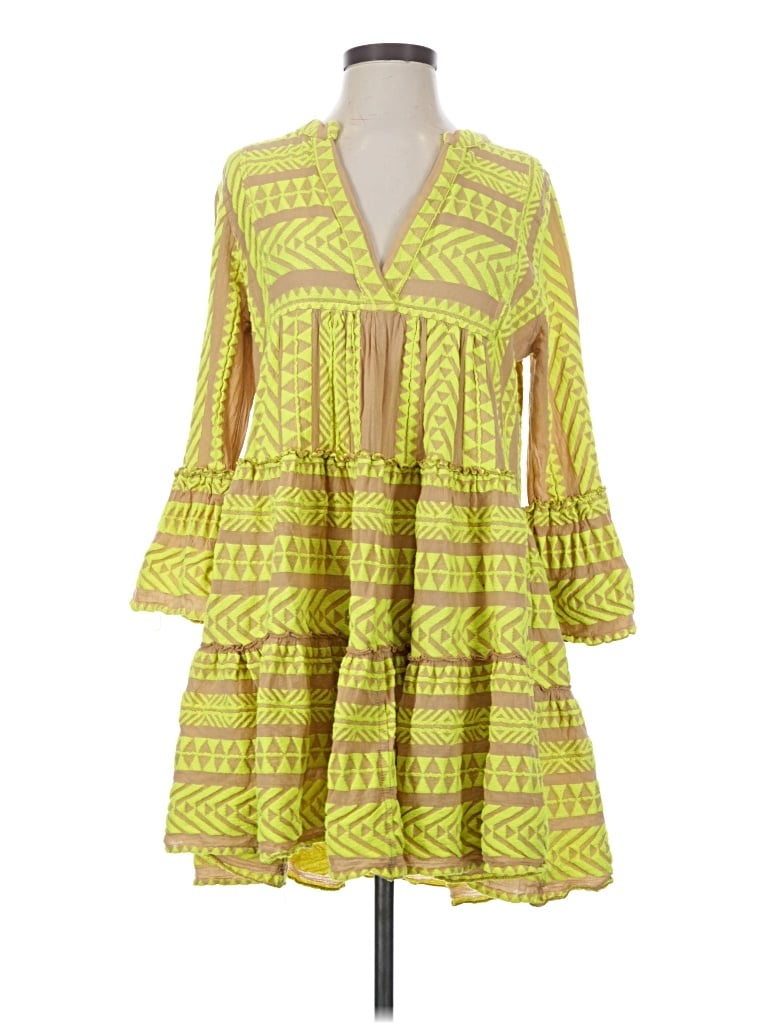 Pre-owned Devotion Twins Casual Dress In Green