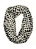 Sleeping On Snow 100% Polyester Animal Print Gray Black Scarf One size - photo 1